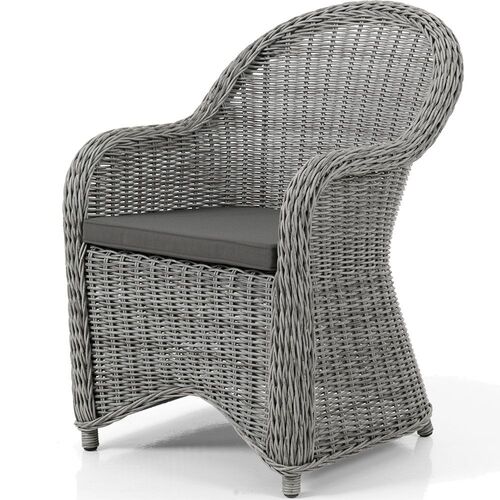 Paulina lenestol grå kunstrotting Brafab