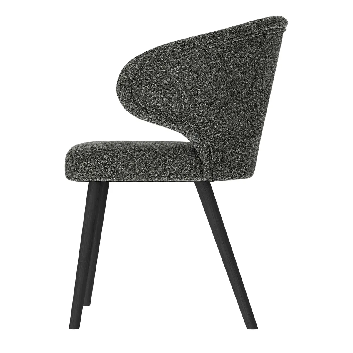 Arkansas spisestol Vega charcoal