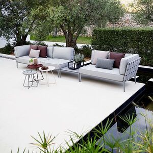 Conic Sofabord 75X75 cm Lysegrå