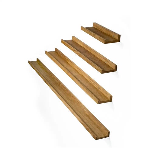 Zitti Bildehylle 90 cm i oljet eik