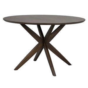 Calverton spisebord Ø120 cm brun eik