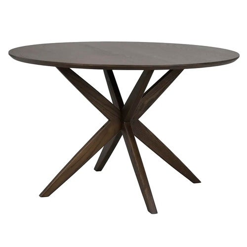 Calverton spisebord Ø120 cm brun eik