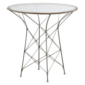 Funky kafébord med glass hasselnøtt