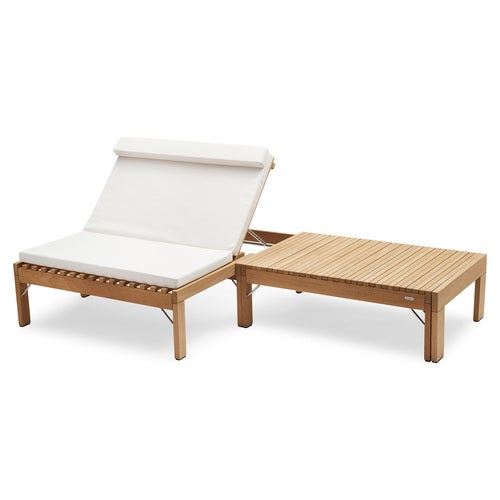 Riviera Lounge-pute hvit