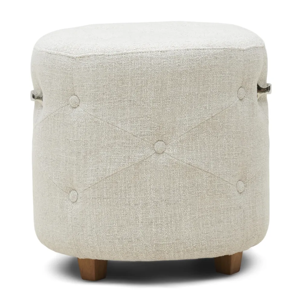 Fotpall Bowery Antique White