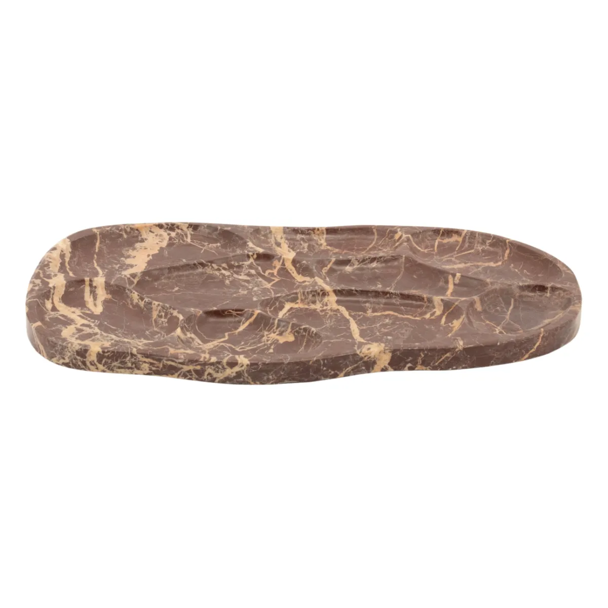Ishi small 40x28x2,5 cm marmor rød