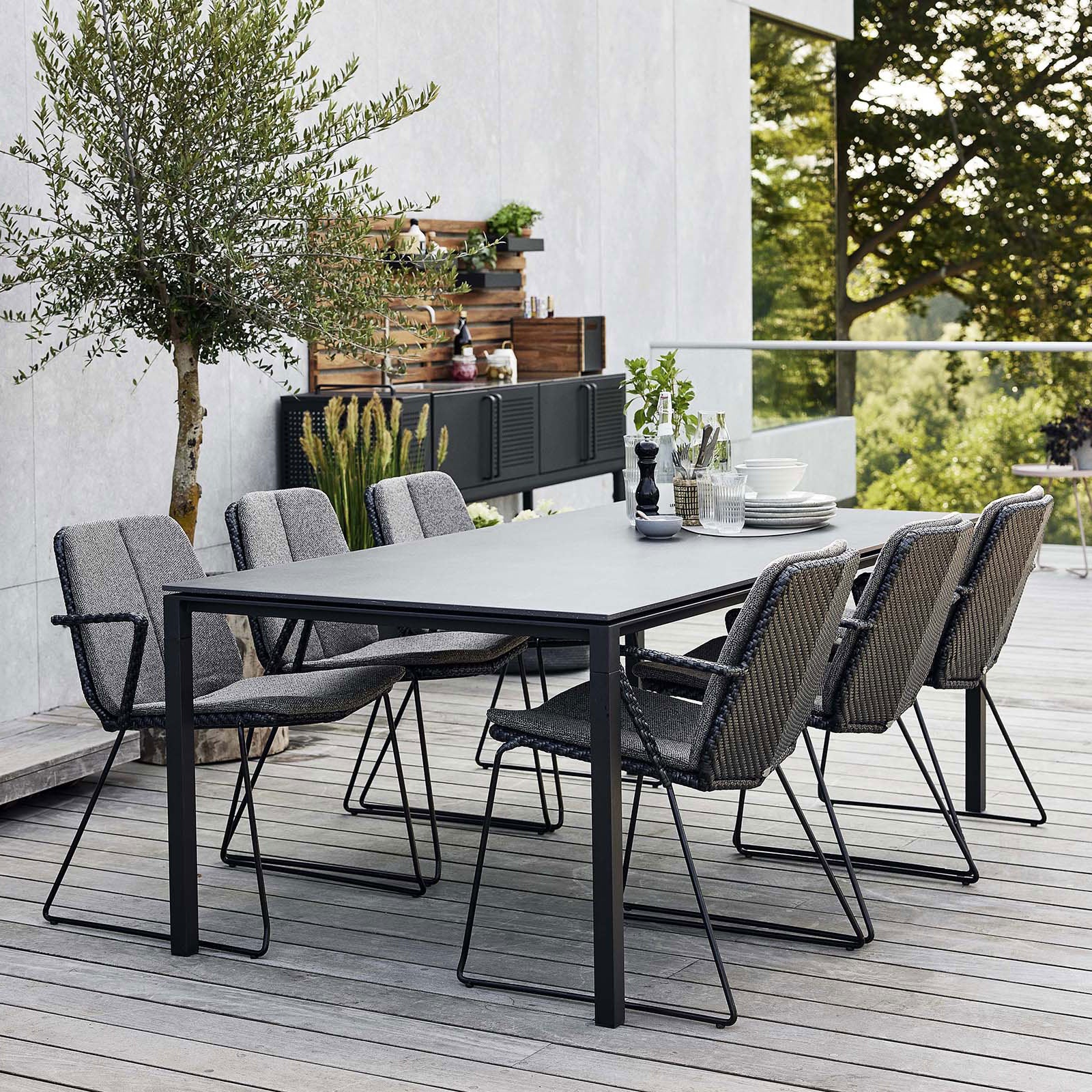 Vision lenestol svart porselen