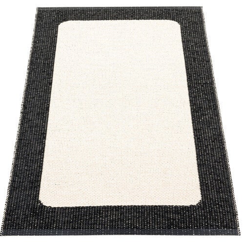 Ilda matte 70x120 cm black / vanilla 