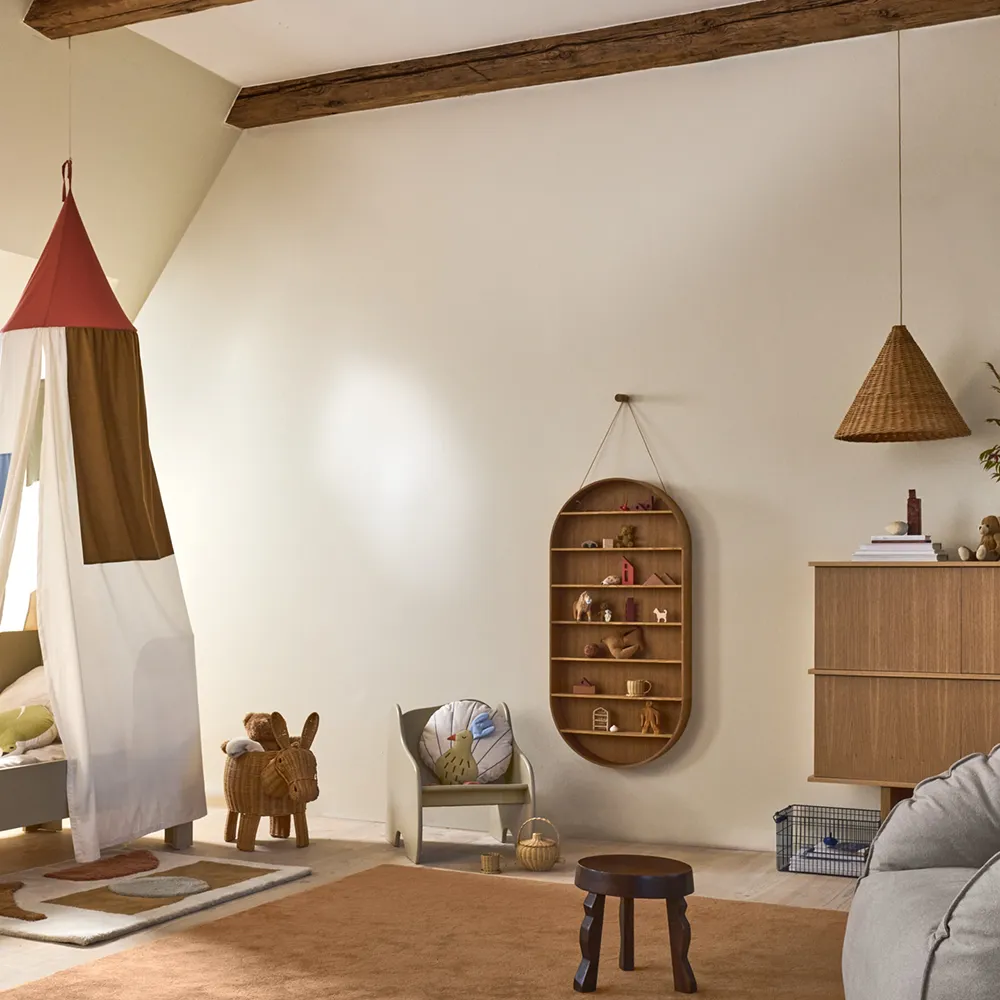 Oval Dorm Hylle - Oiled Oak