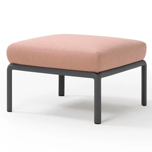 Komodo fotskammel Anthracite - Rosa Quarzo