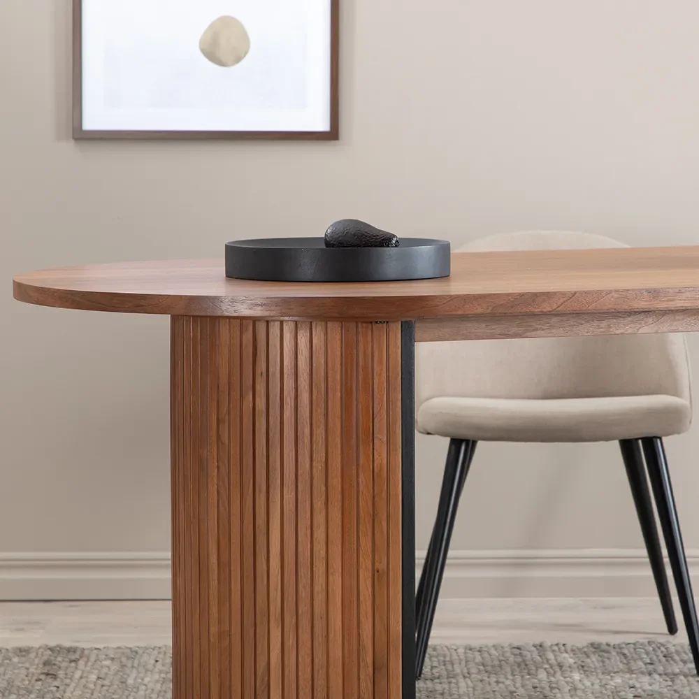 Bianca spisebord 90x200 valnøtt