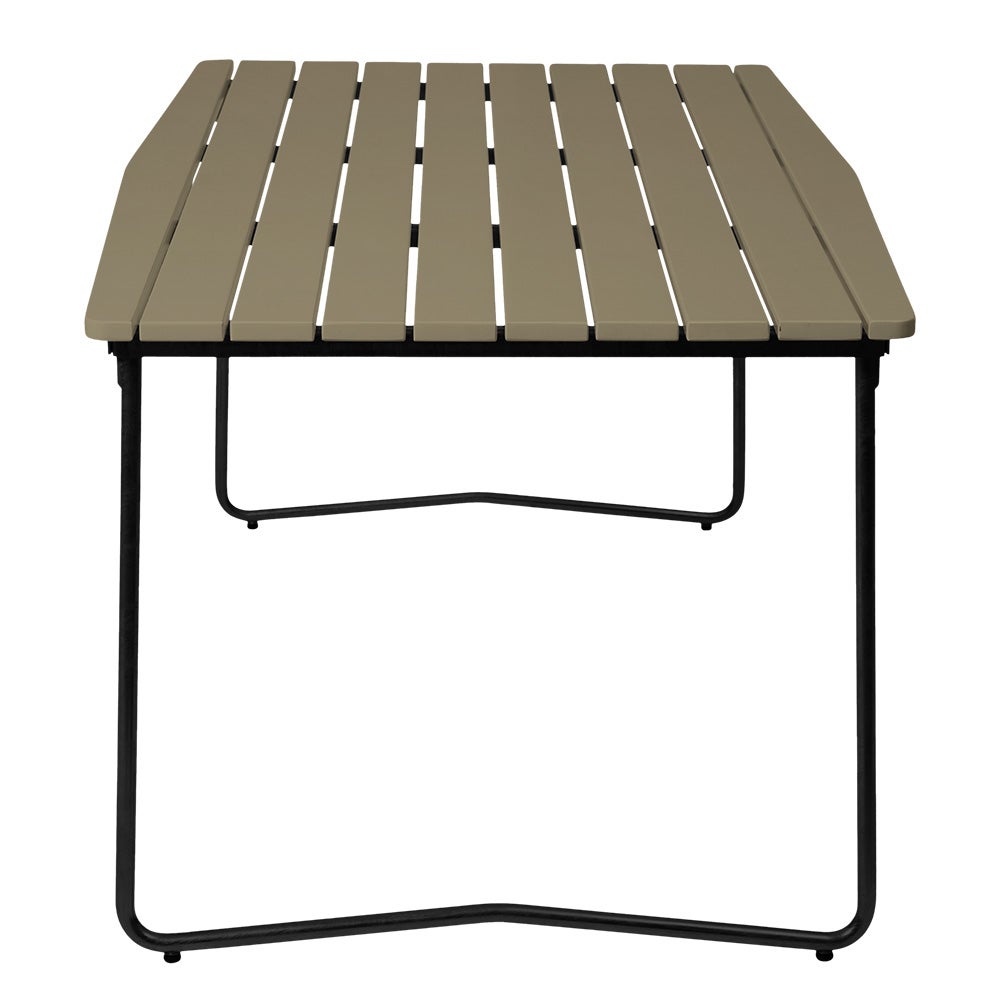 Bord B31 170 Grønnlakkert eik / Svart ramme