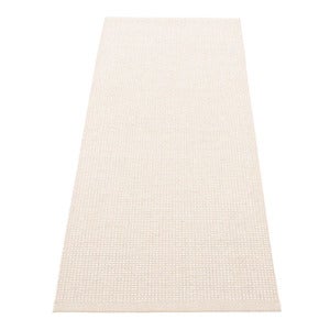 Emm teppe 70 x 180 cm Vanilla/White Metallic