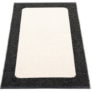 Ilda matte 70x120 cm black / vanilla 