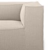 Catena Sofa Armrest Right L401 - Wool Boucle - Natural