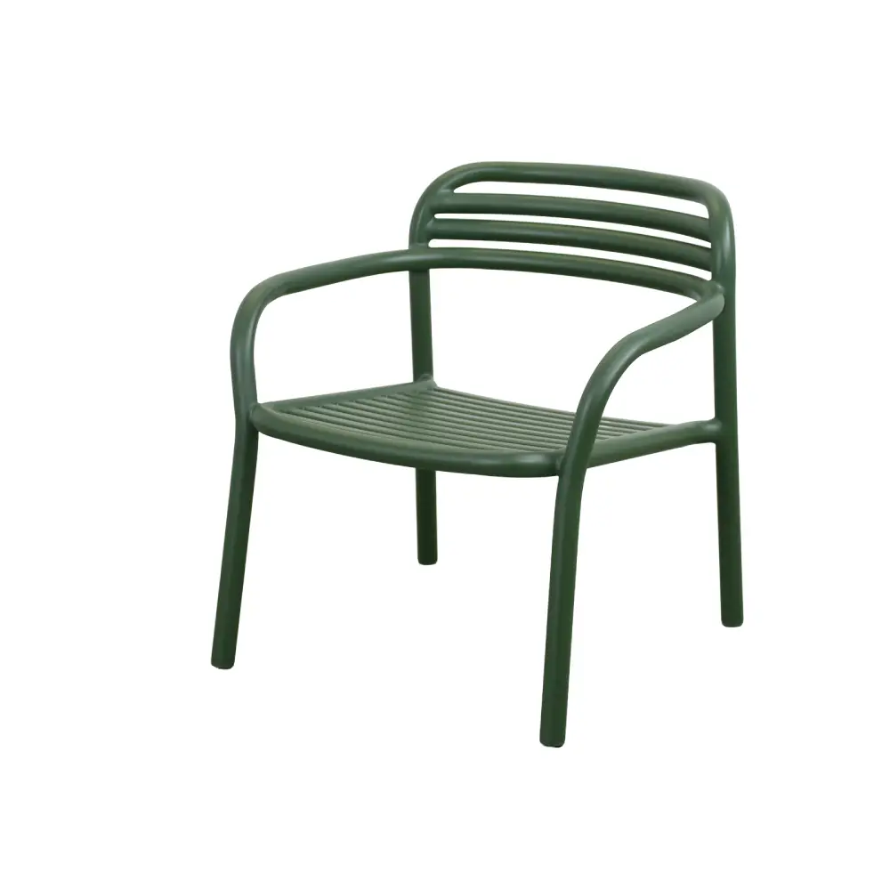Bliss lenestol, stabelbar Dark green, aluminium