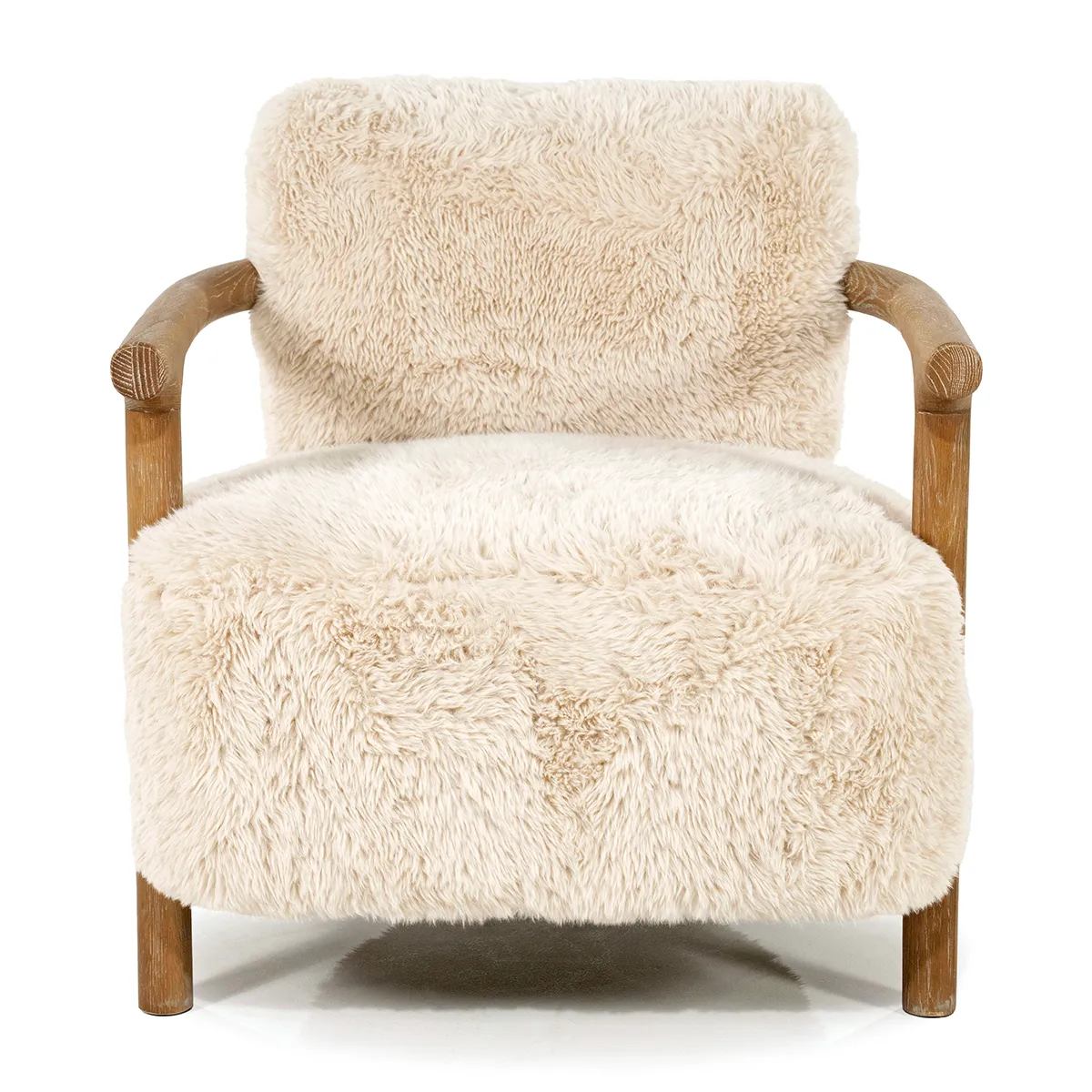 Lenestol i Askétre Glenn Cloud Fur Off White