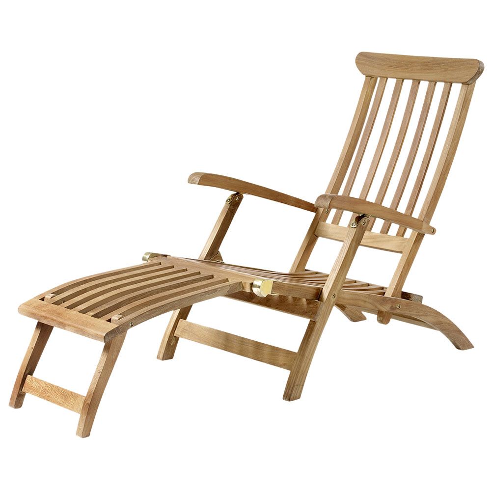 Jackson dekkstol natur teak Brafab