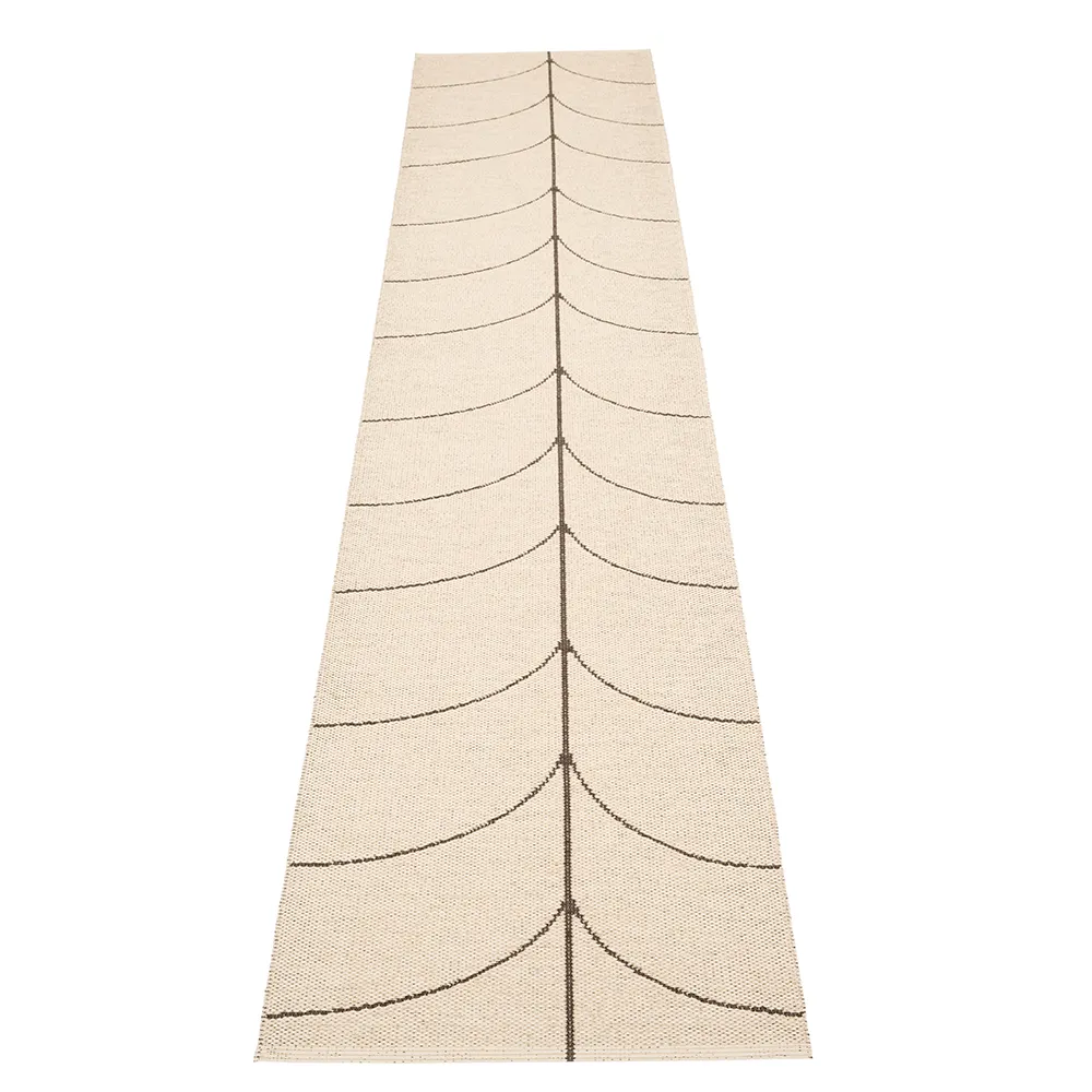 Vevd Teppe Leif Dark Brown 70x360 cm