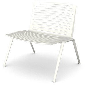 Zebra lenestol Hvit