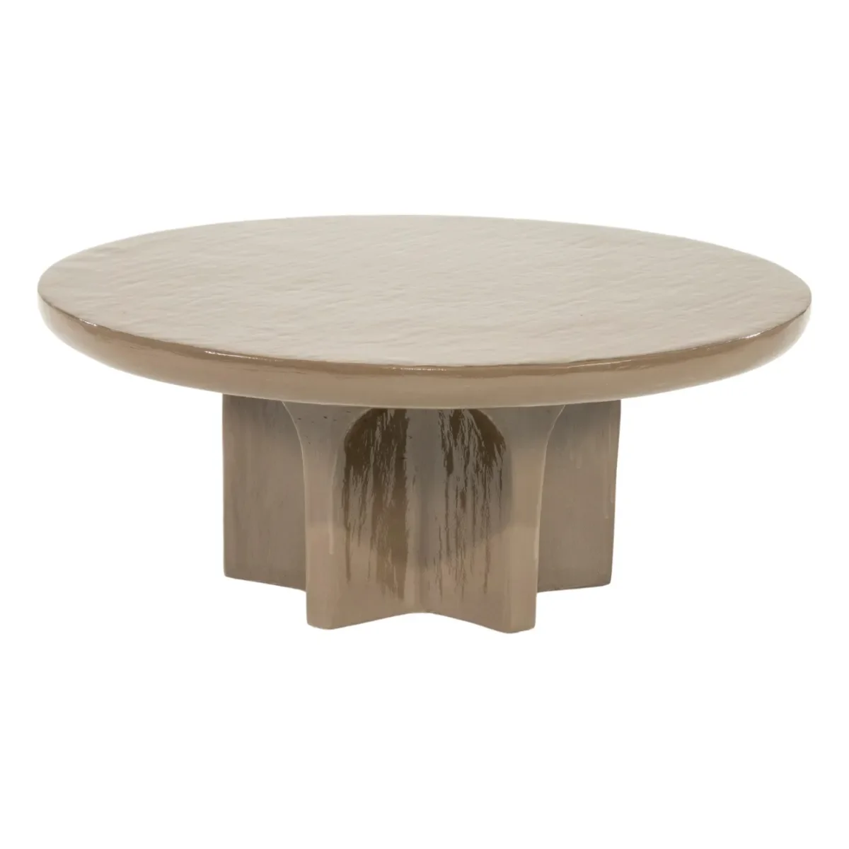 Circolo large sofabord 80x80x32 cm jern brun