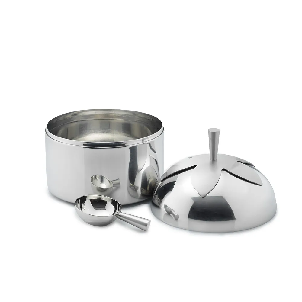 Blad Kaffe og Te Boks Steel Small