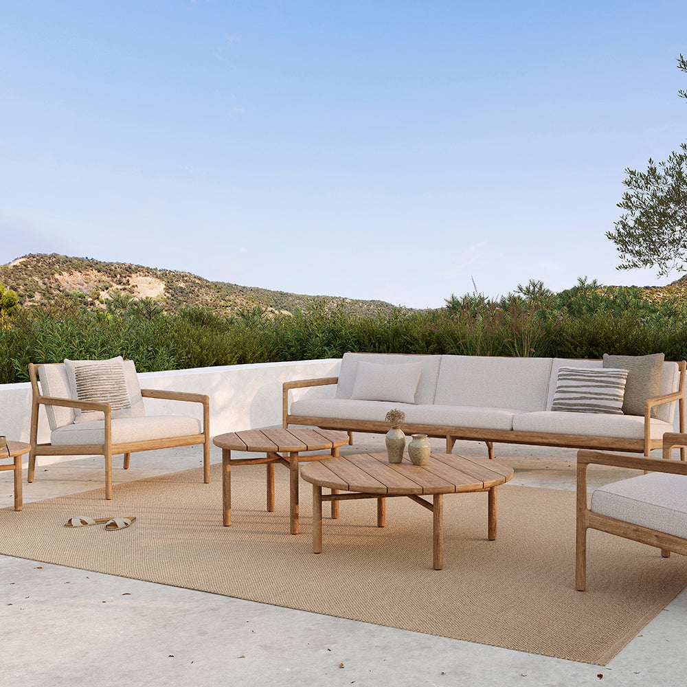 Quatro Sidebord Ø59 cm Teak