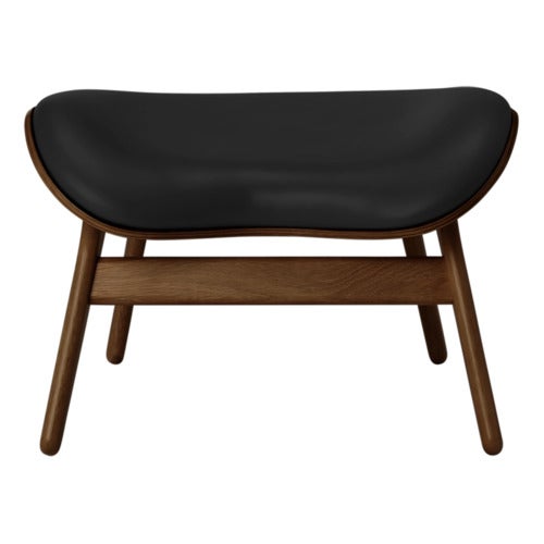 A Conversation Piece Ottoman Ottoman Solid Oak,Plywood,Artificial Leat