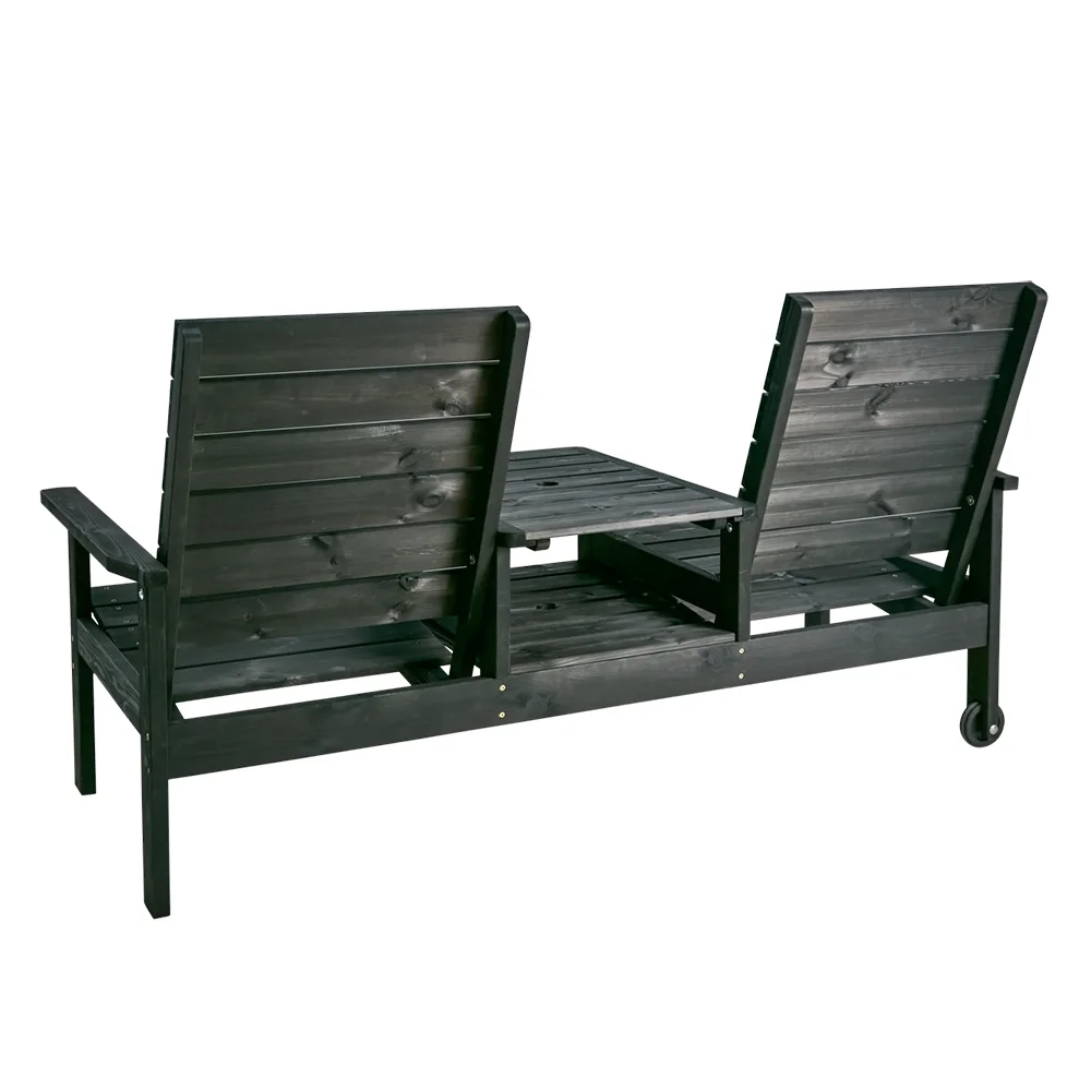 DU o JA 2-seters sofa Sort