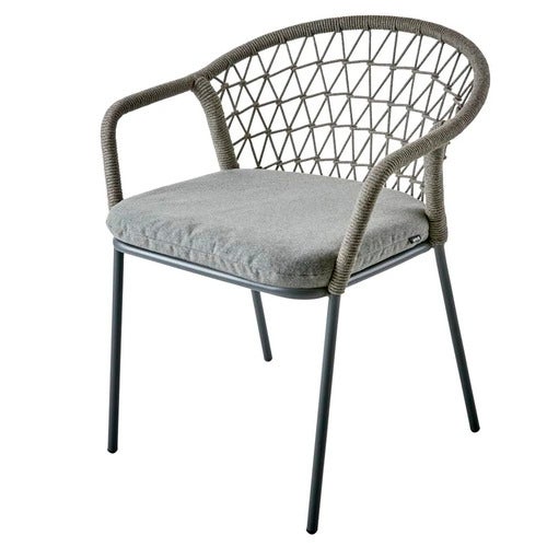 Brady Stol med armlener Anthracite