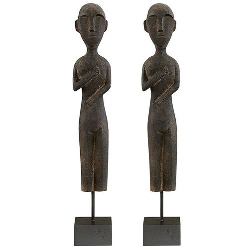 Zika & Rama dekorasjon 2-pakning svart Artwood