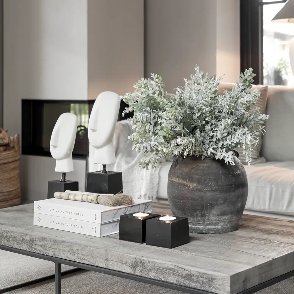 Tealight lyslykt stor Artwood