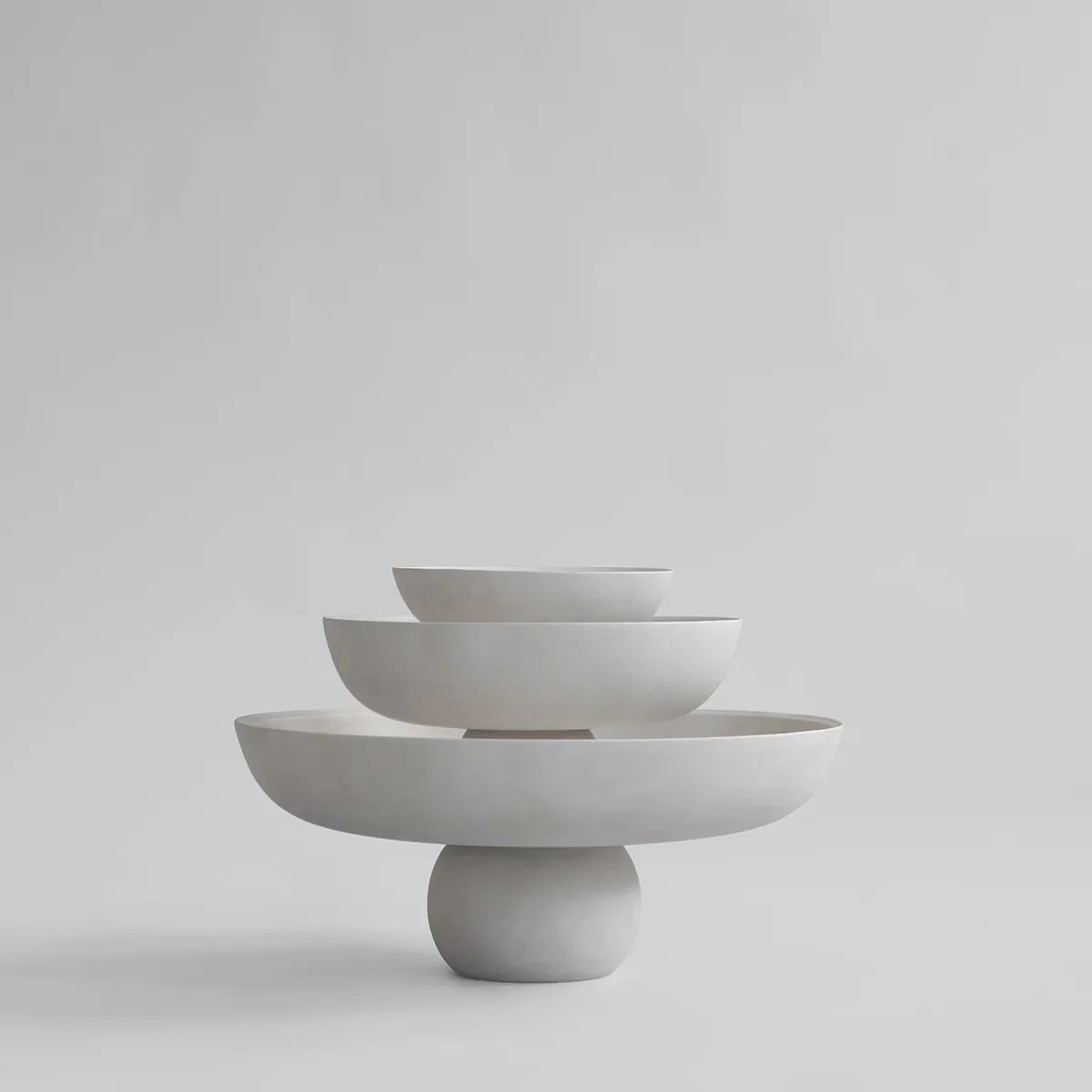 Håndmalt dekorasjonsskål Baburu Mini Birch Ø 20 cm