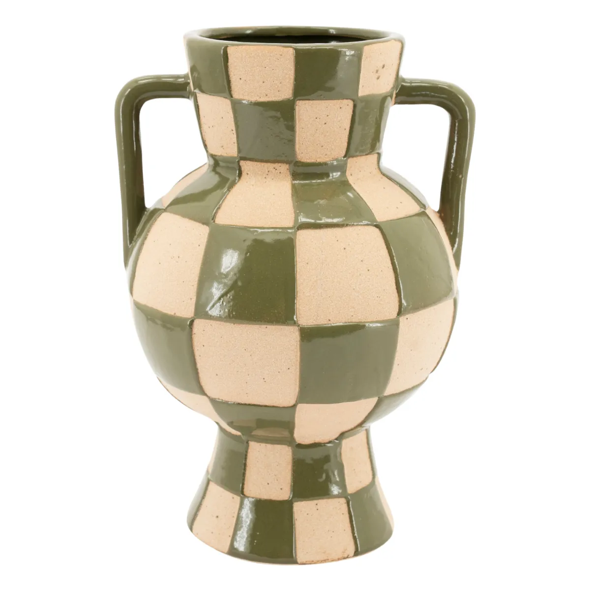 Blocsy 3 Vase 19,5x18,5x28 cm Leirtøy Grønn