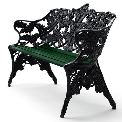 Sofa Classic / g:svart / v:grønn lakk. for Byarums Bruk