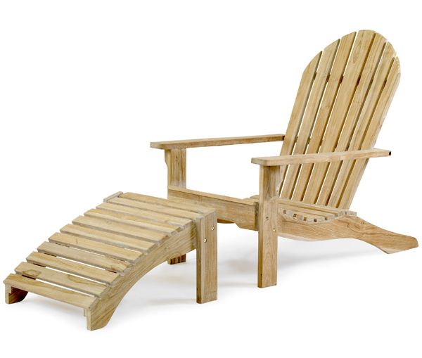 Opal hvilestol med puff hvit Brafab