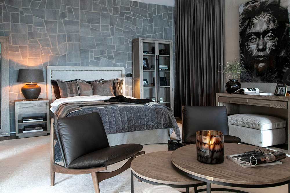 Mason salongbord to deler antikkgrå Artwood