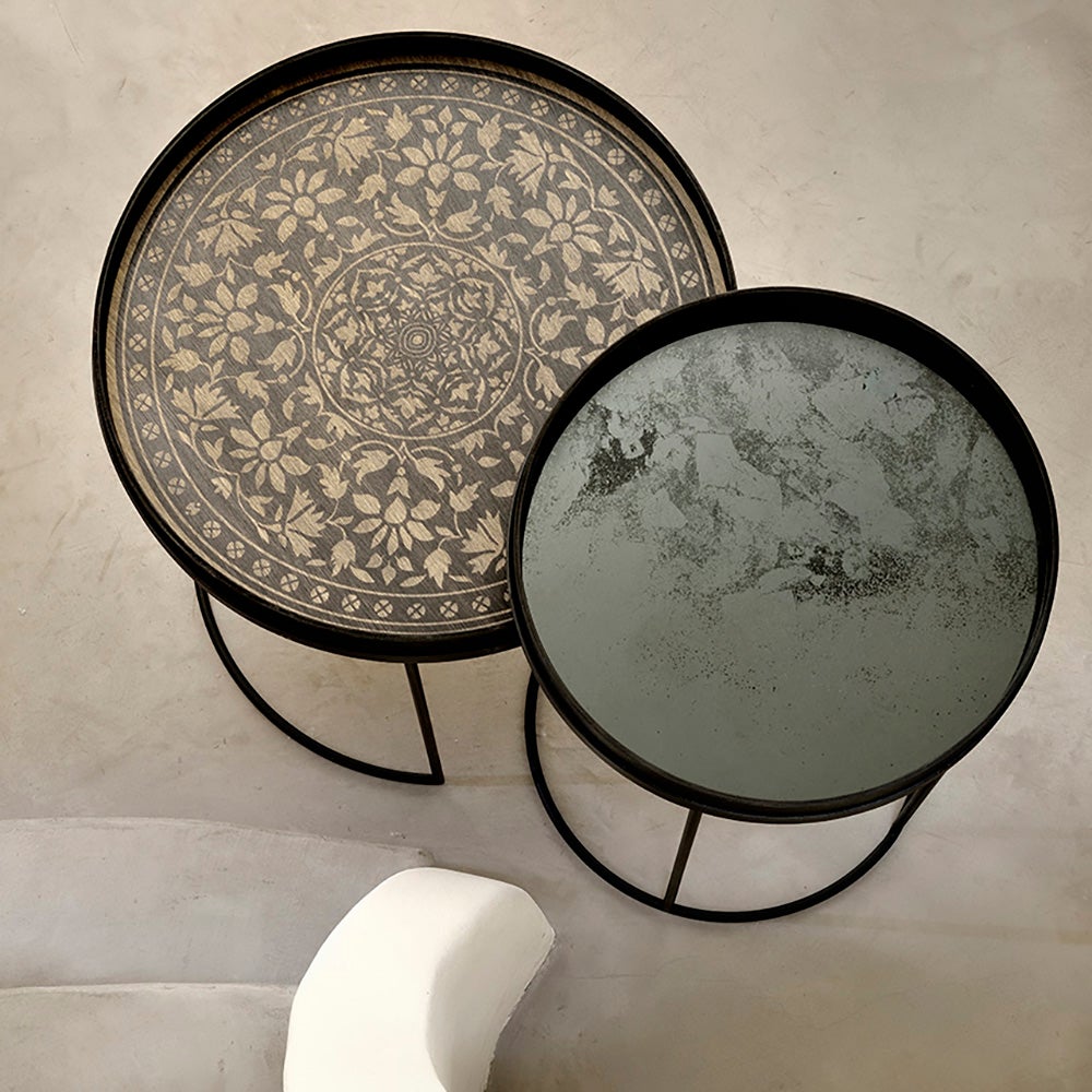 Aged Brett Ø48 cm Clear