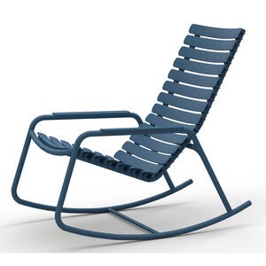 Reclips gyngestol blå aluminium