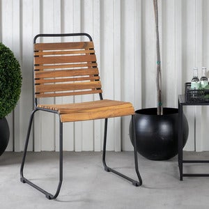 Bois spisestol Acacia 2-pakning