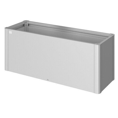 Belvedere plantebed midi størrelse 150 metallic sølv Biohort