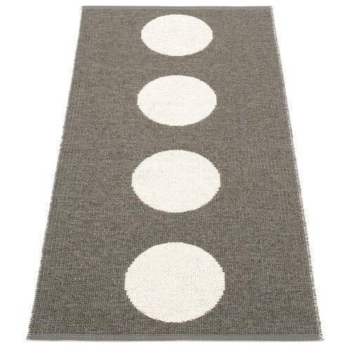 Vera matte 70x150 cm charcoal / vanilla 