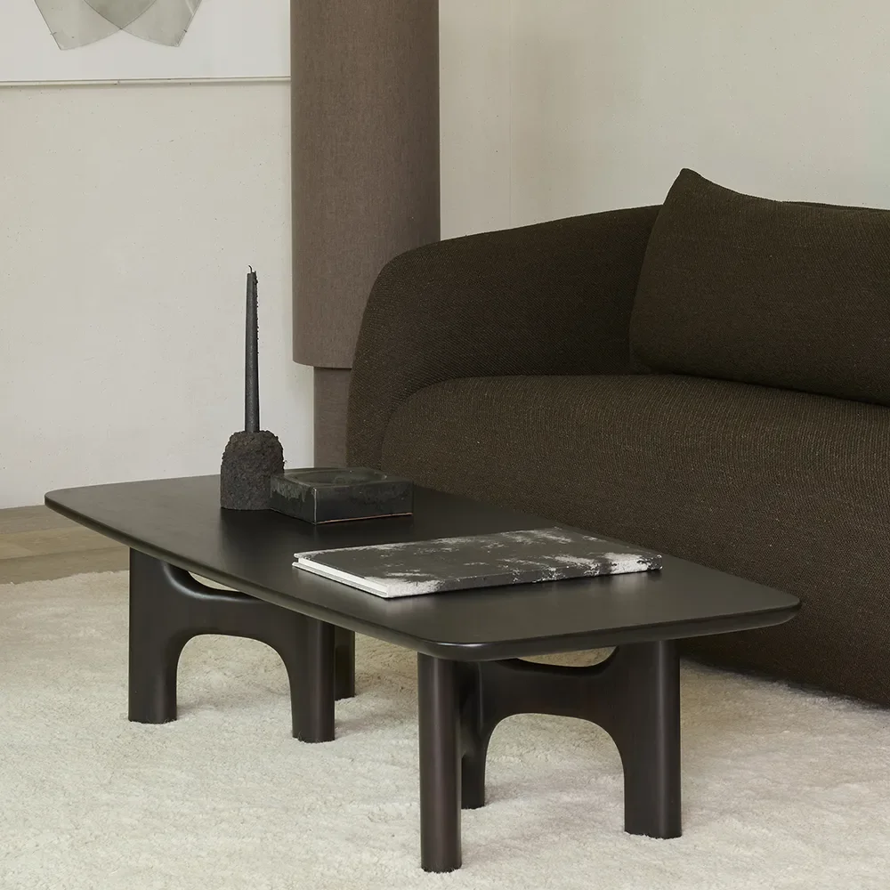 Salongbord i mahogni Flow Rose Brown