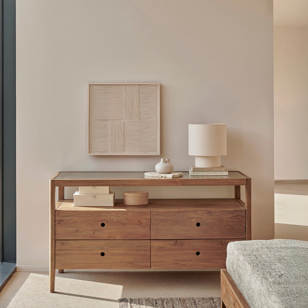 Spindle kommode i gjenvunnet teak