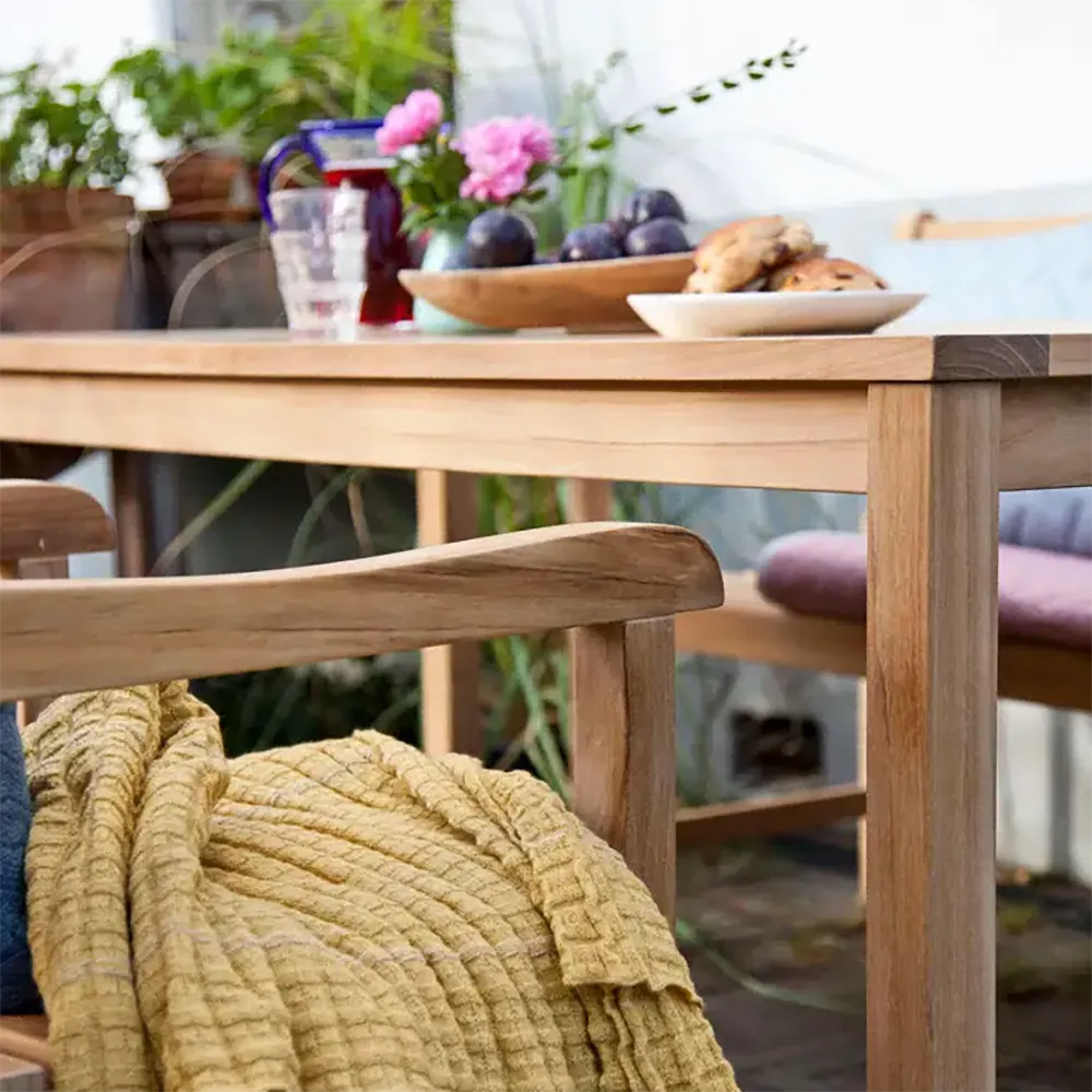 Sofiero hagebord 165 cm Teak