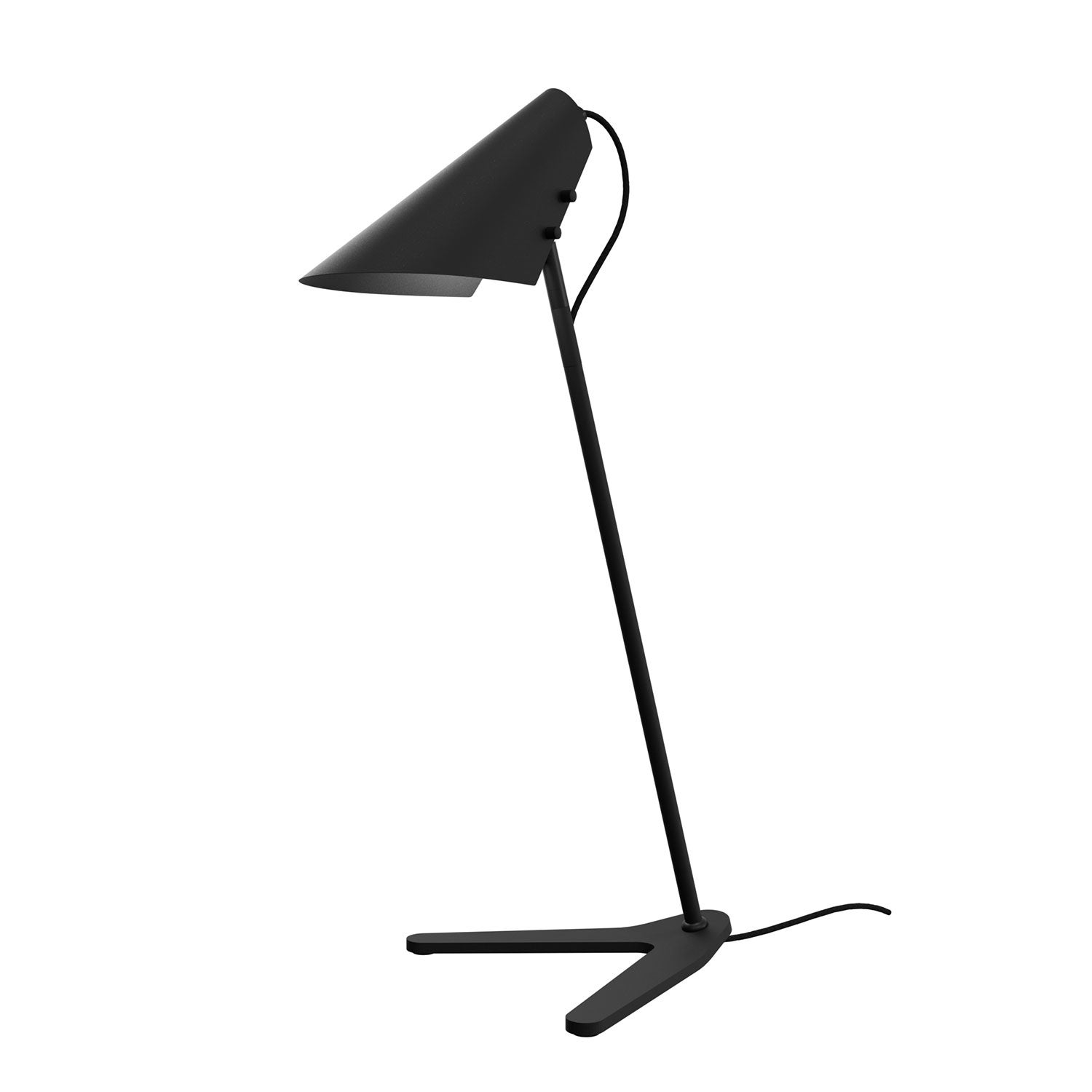 Vincent Bordlampe Svart struktur