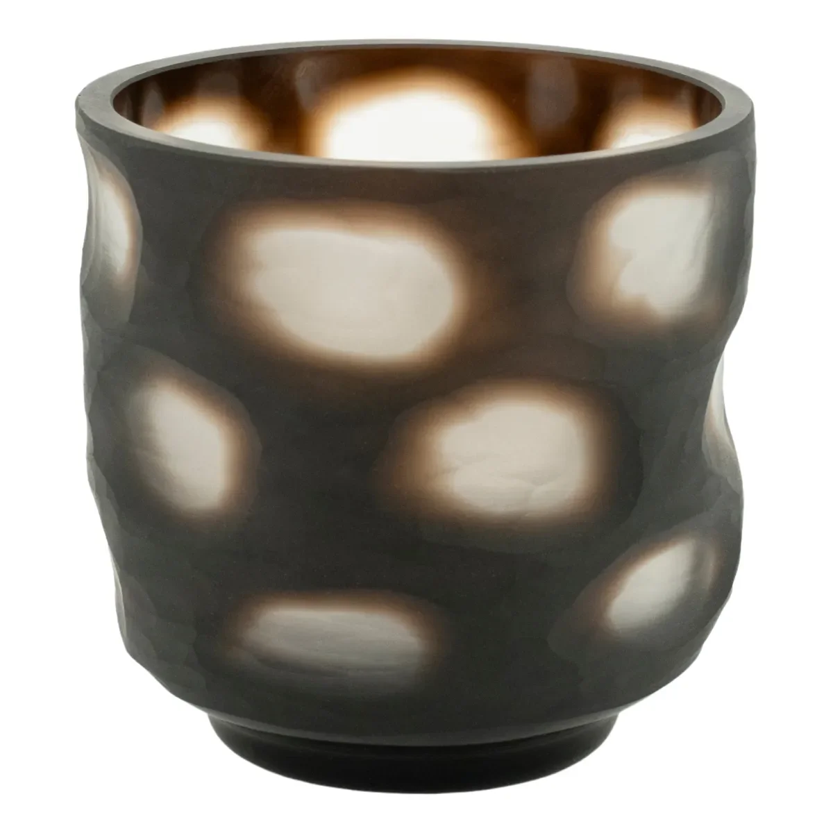 Koba small 13,5x13,5x13,5 cm Glass Brun