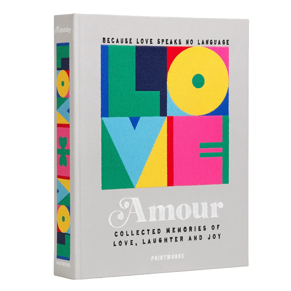 Embroidered Photo Album -Amour