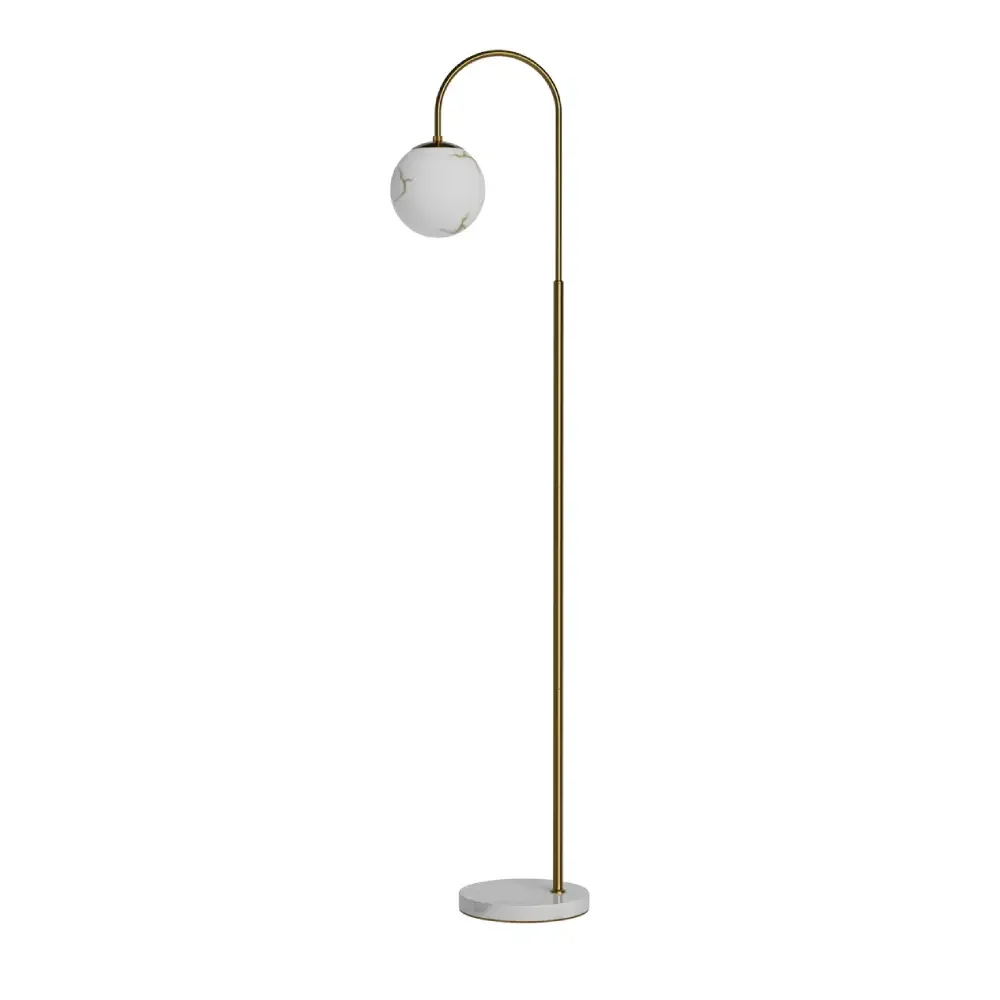 Bellagio gulvlampe H163cm messing/hvit