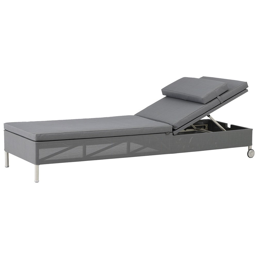 Rest solseng enkel inkl. grått Natté-putesett